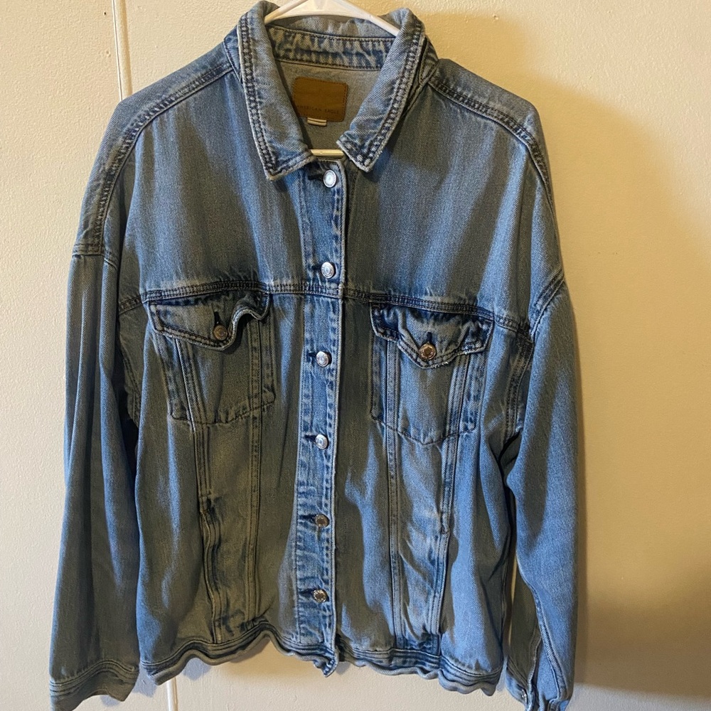 American Eagle Outfitters Light Blue Jean Jacket